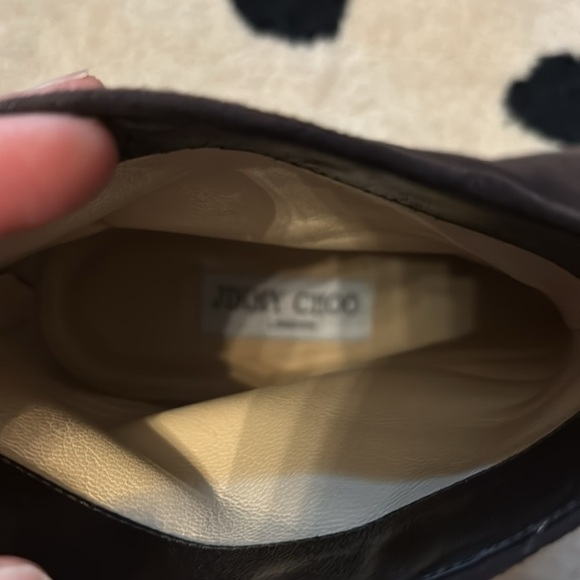 Jimmy Choo chocolate brown suede boots size 38.5 - Picture 6 of 7